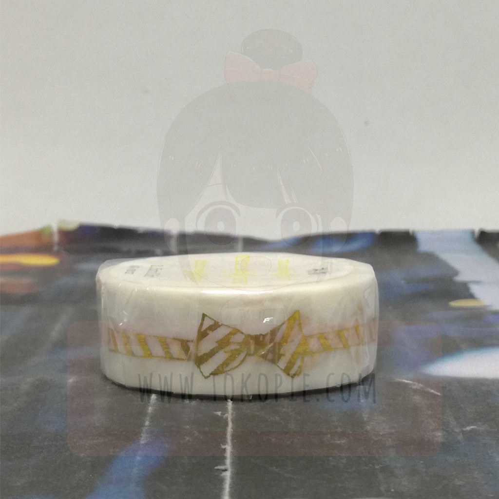 Golden Foil Ribbon Gift Masking Tape