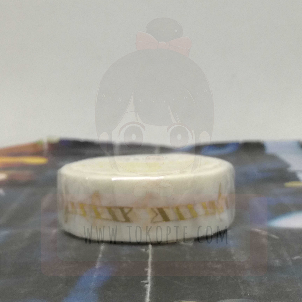 Golden Foil Ribbon Gift Masking Tape