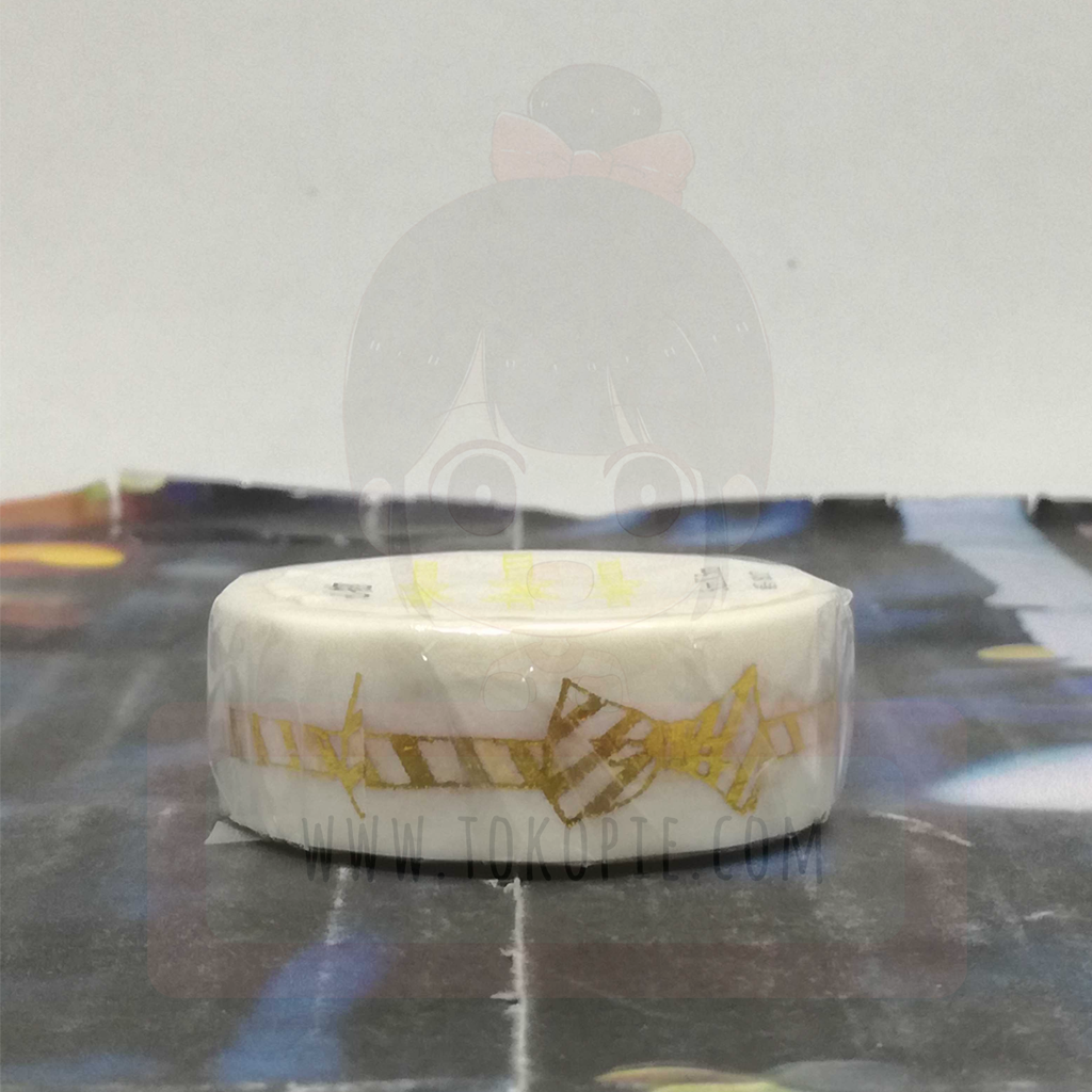 Golden Foil Ribbon Gift Masking Tape