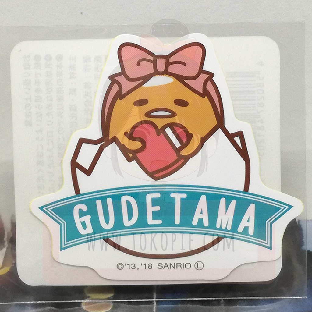 Tokyu Hands X Gudetama Ribbon Sticker