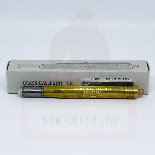Traveler&#39;s Factory Brass Ballpoint Pen Starbucks Reserve Roastery