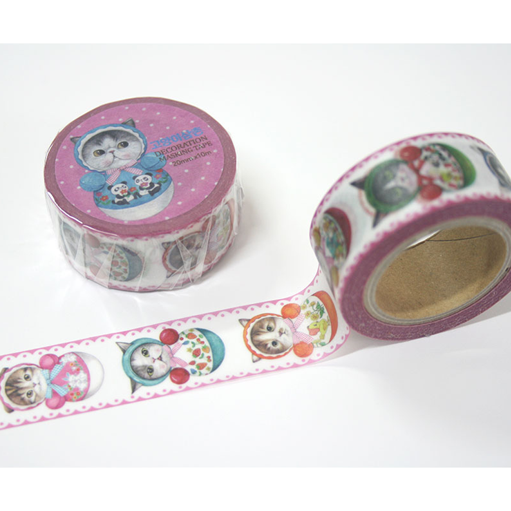 Cat Uncle Masking Tape - Roly Poly