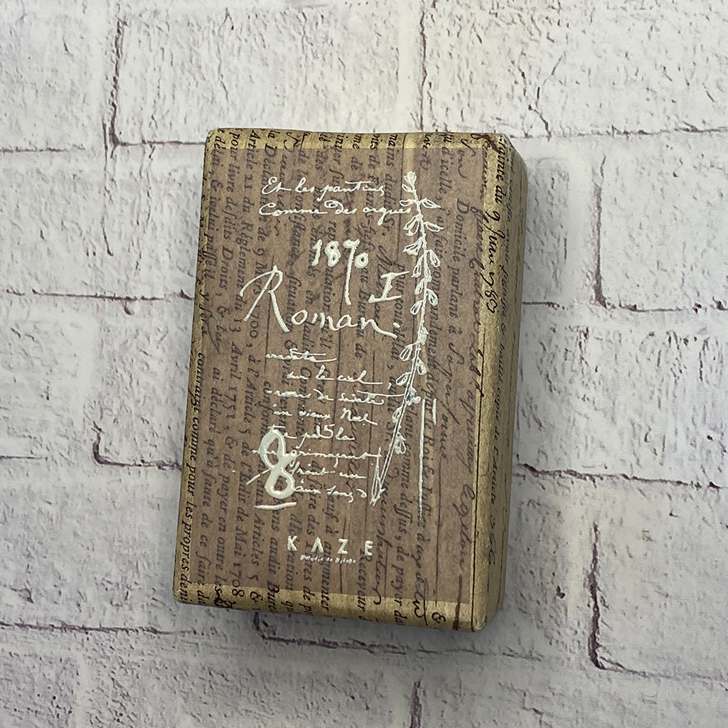 Kaze Rubber Stamp - Botanical Roman