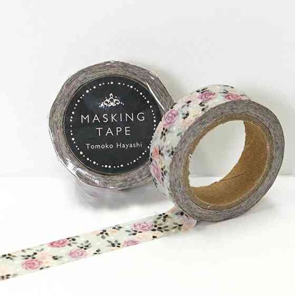 Tomoko Hayashi Masking Tape Pink Roses