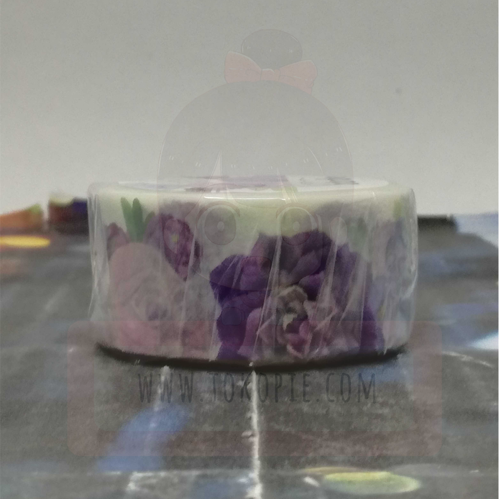 Bande March&#39;e Masking Tape - Rose Bouquet