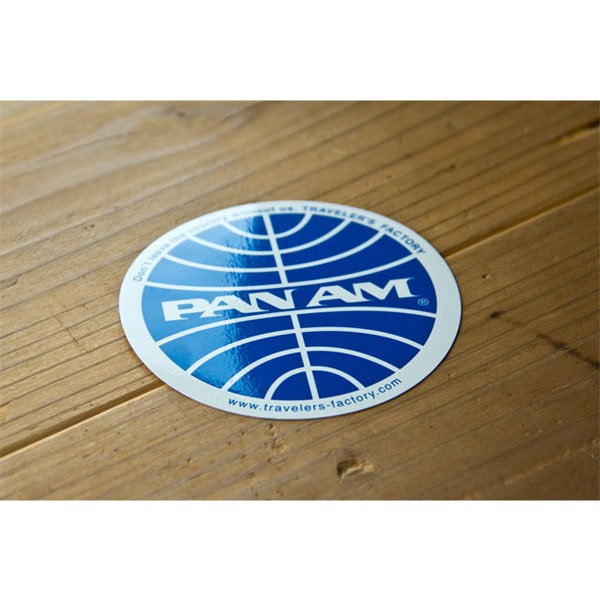Traveler&#39;s Factory Suitcase Sticker Pan Am Logo