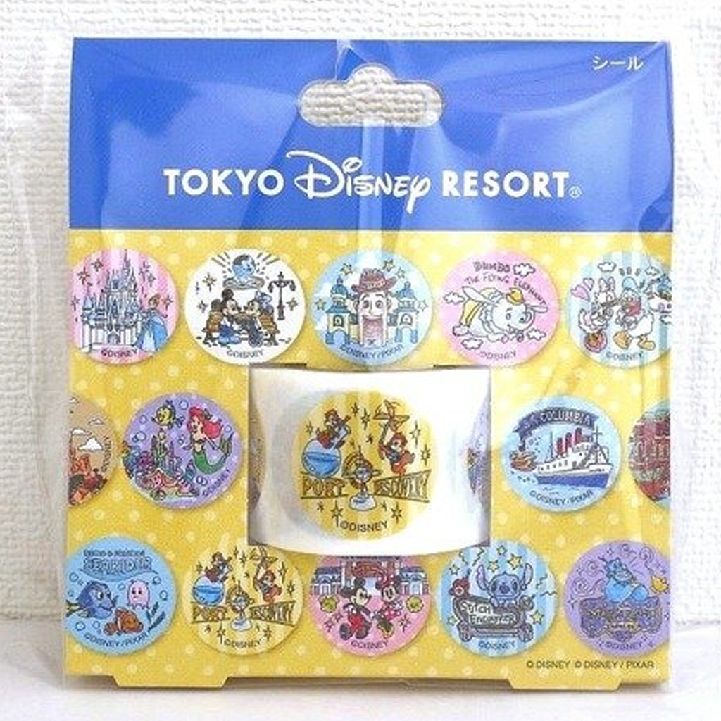Tokyo Disney Resort Round Paper Sticker