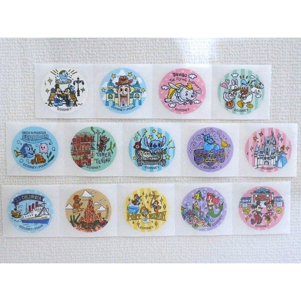 Tokyo Disney Resort Round Paper Sticker