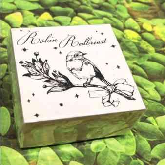 Rubber Stamp Robin Redbreast