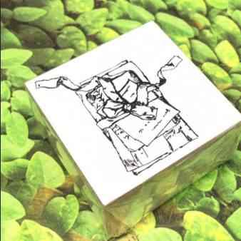 Rubber Stamp Tied Letters