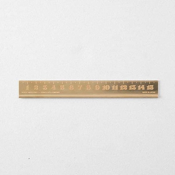 Traveler&#39;s Factory X House Industries Brass Ruler