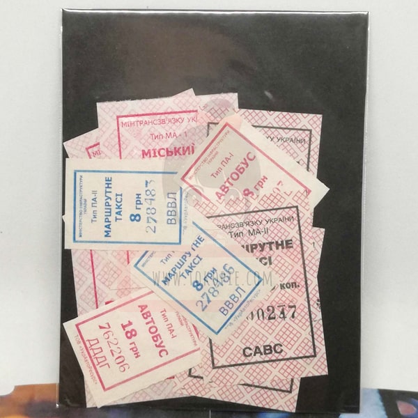 Russian Transportation Vintage Ticket