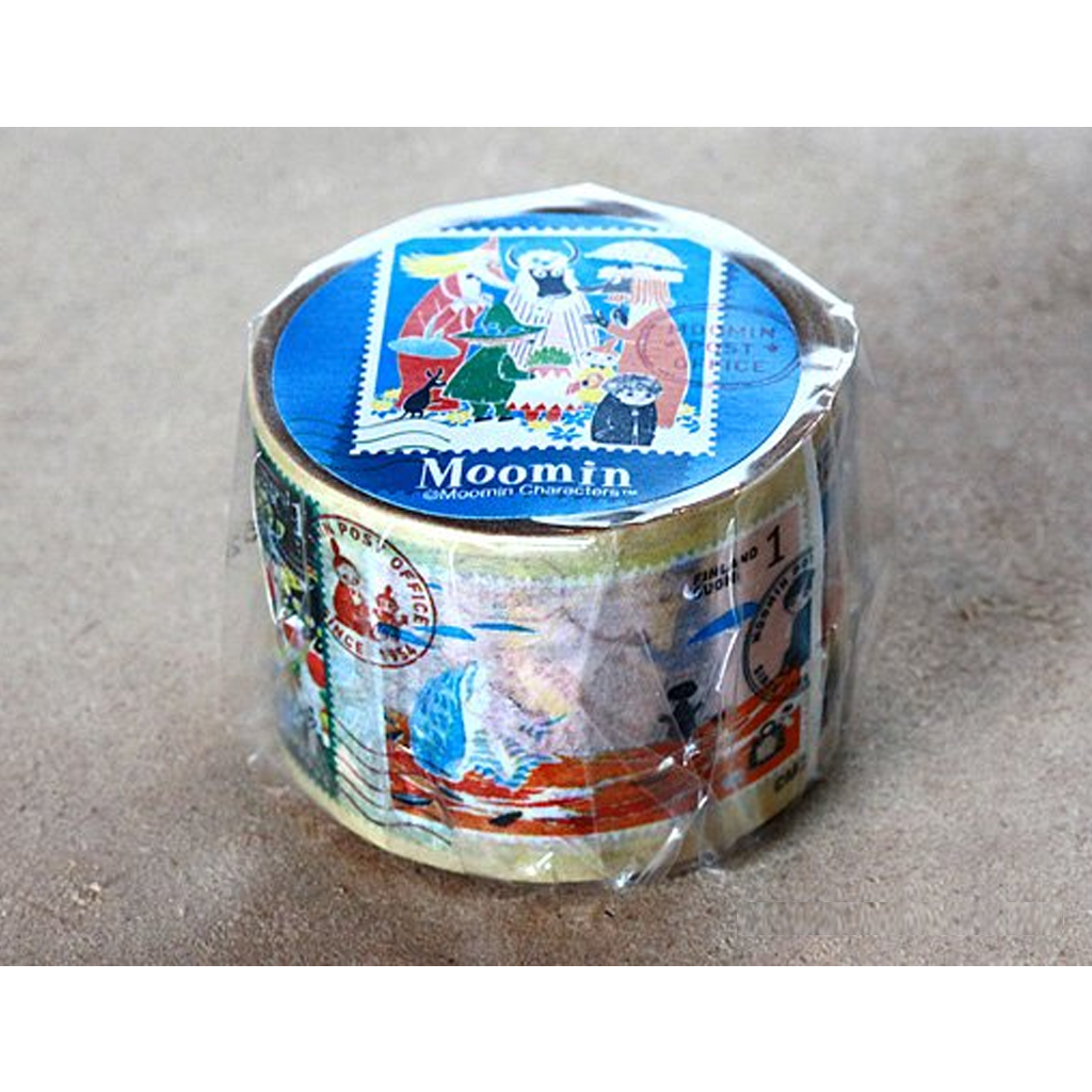 Moomin Masking Tape Postage Stamps Series - Rusty Knit