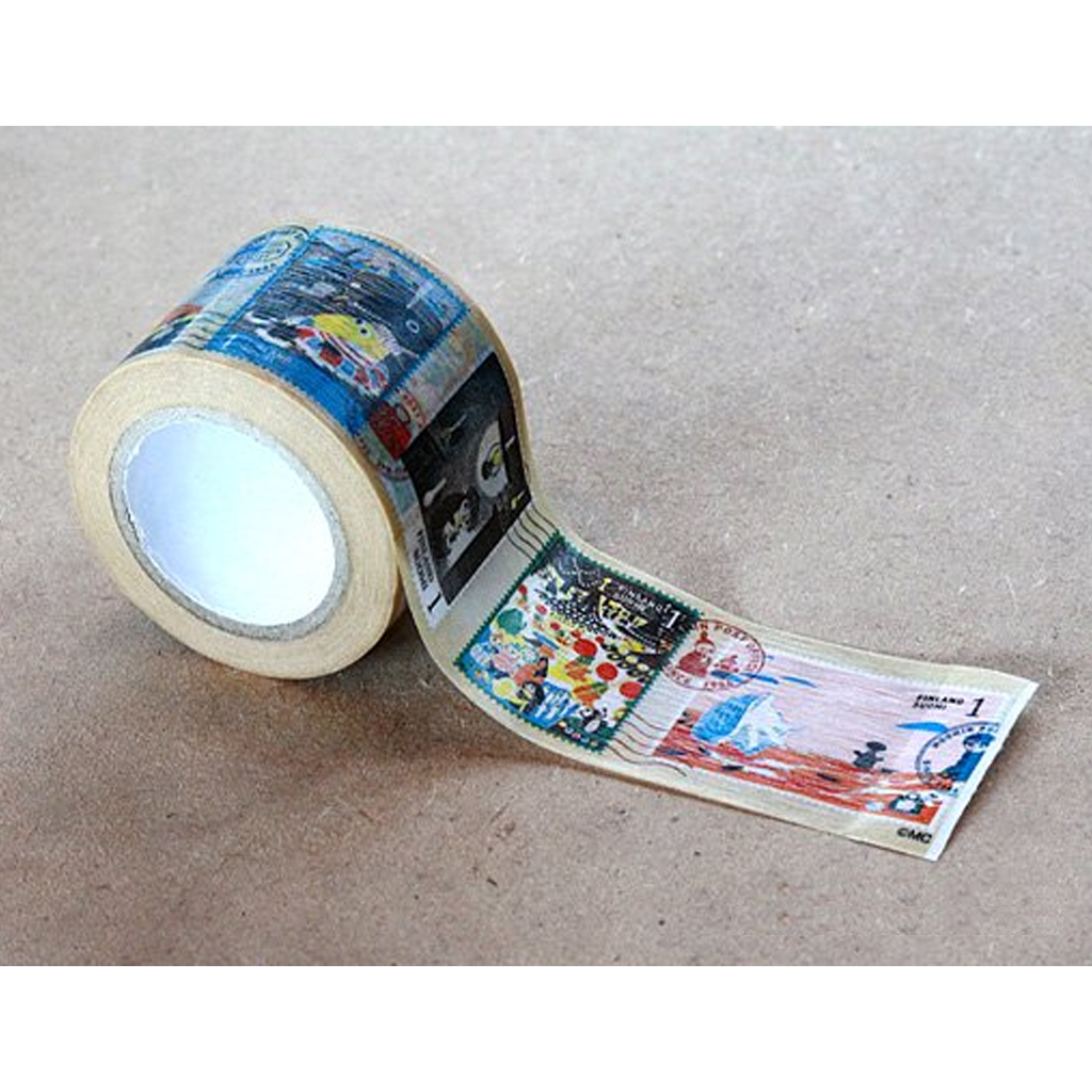 Moomin Masking Tape Postage Stamps Series - Rusty Knit