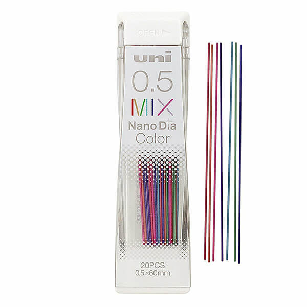 Uni NanoDia Color Mix Lead Refill 0.5mm