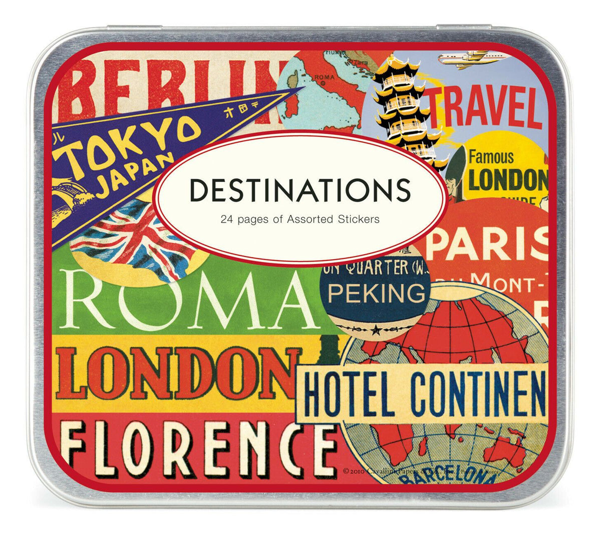 Cavallini &amp; Co. Destinations Decorative Label Sticker