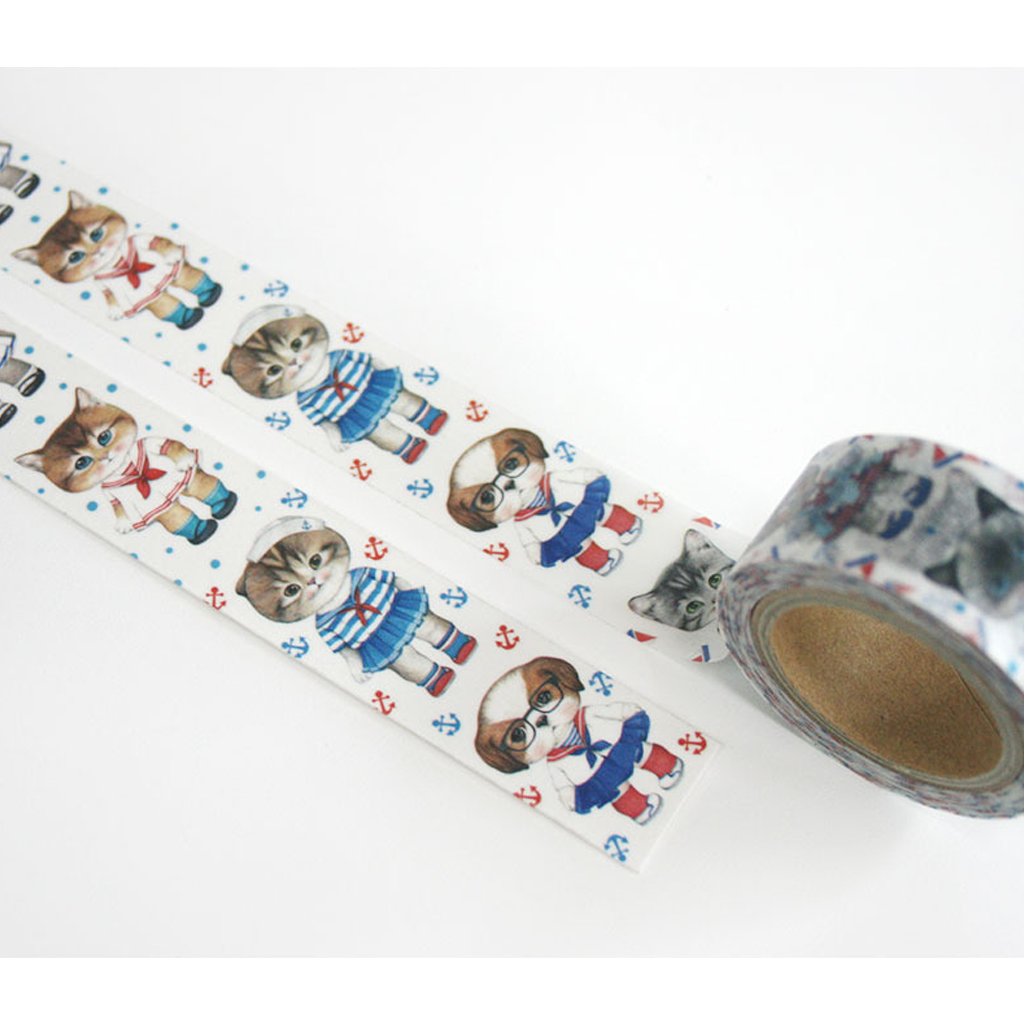 Cat Uncle Masking Tape - I Love Sailor