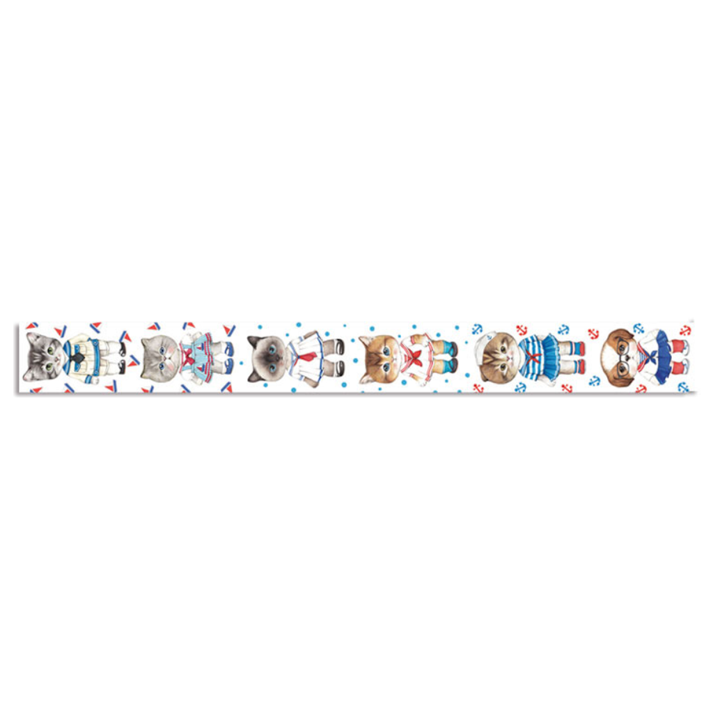 Cat Uncle Masking Tape - I Love Sailor