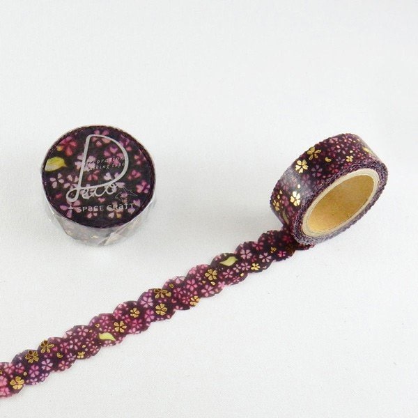 Round Top Masking Tape - Space Craft Sakura