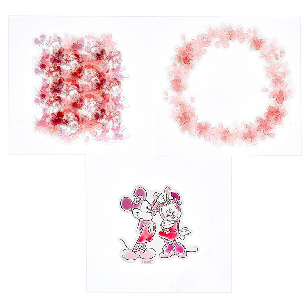 Disney Mickey &amp; Minnie Sakura Sticker