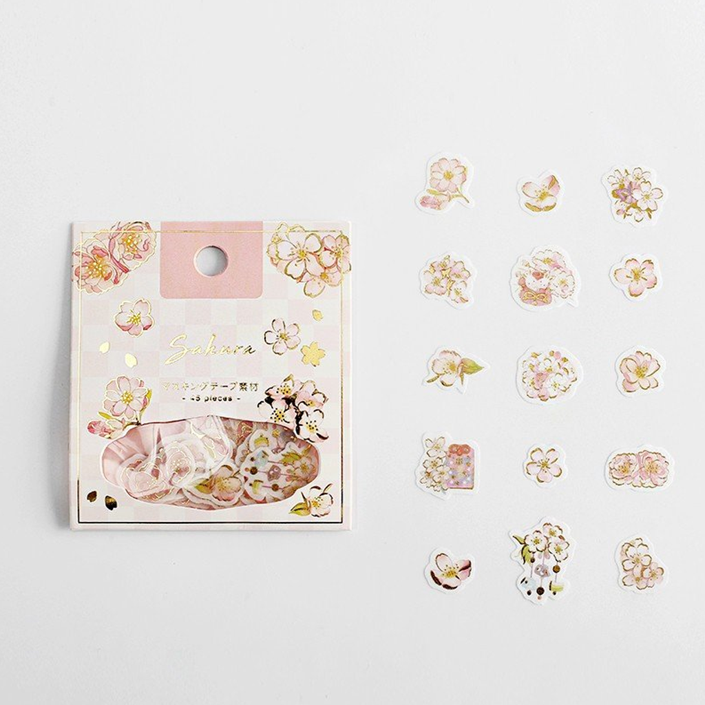 BGM Flake Sticker Sakura Monogatari