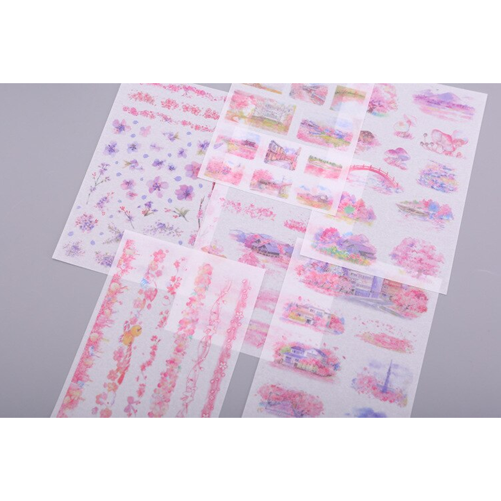 Sakura Season Decorative Sticker