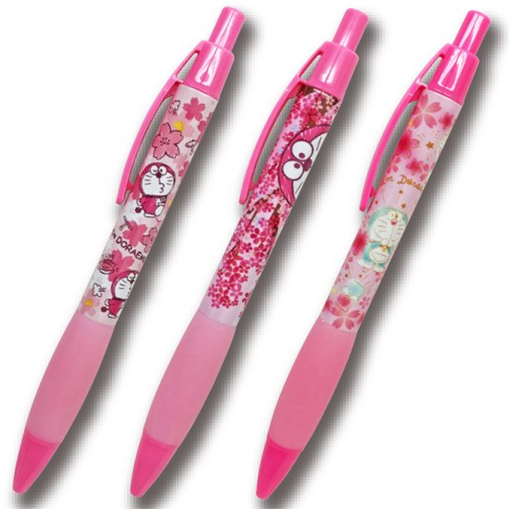 I&#39;m Doraemon Sakura Ballpoint Pen Set Of 3