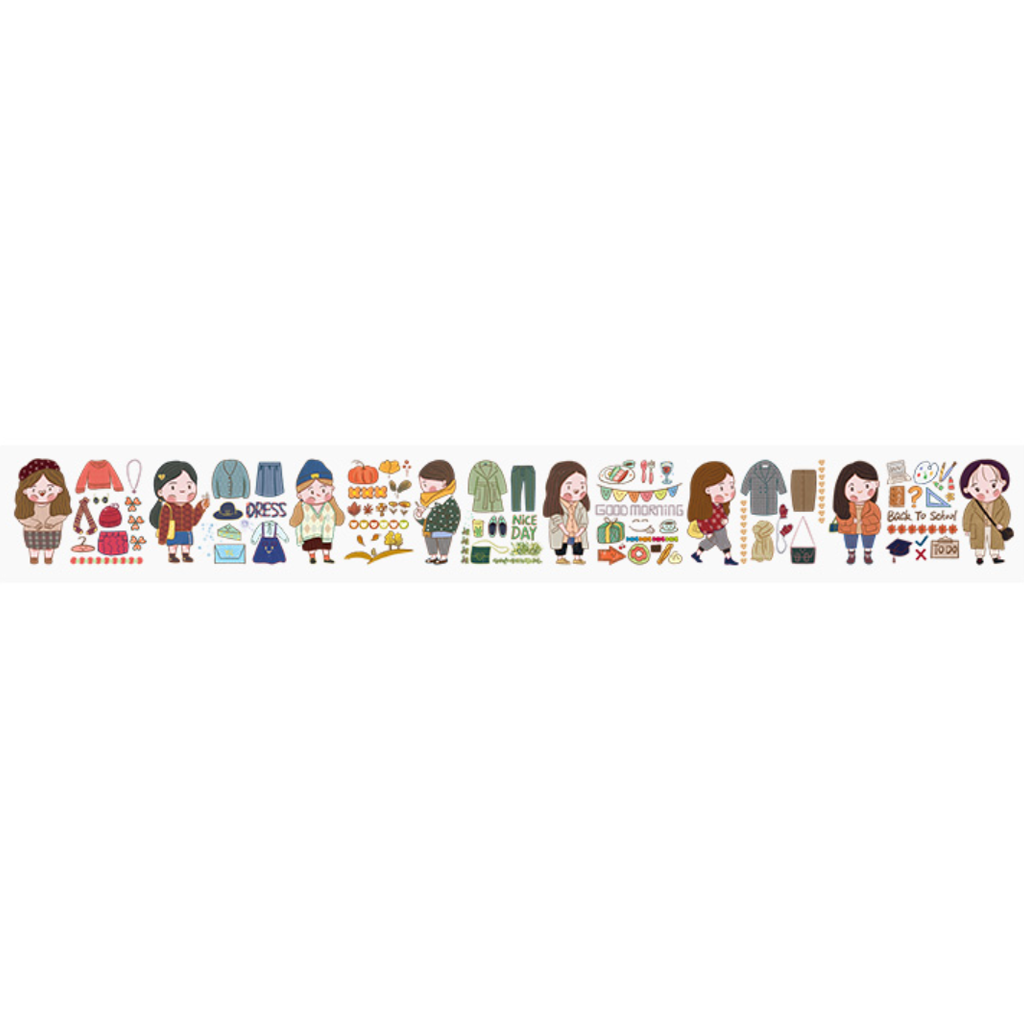 Yume Cute Girl Washi Sampler