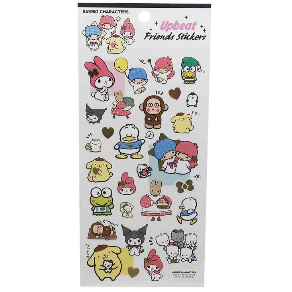 Kamio Japan Sanrio Characters Upbeat Friends Sticker