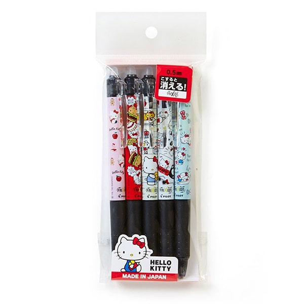 Frixion Pen Set 5 Hello Kitty