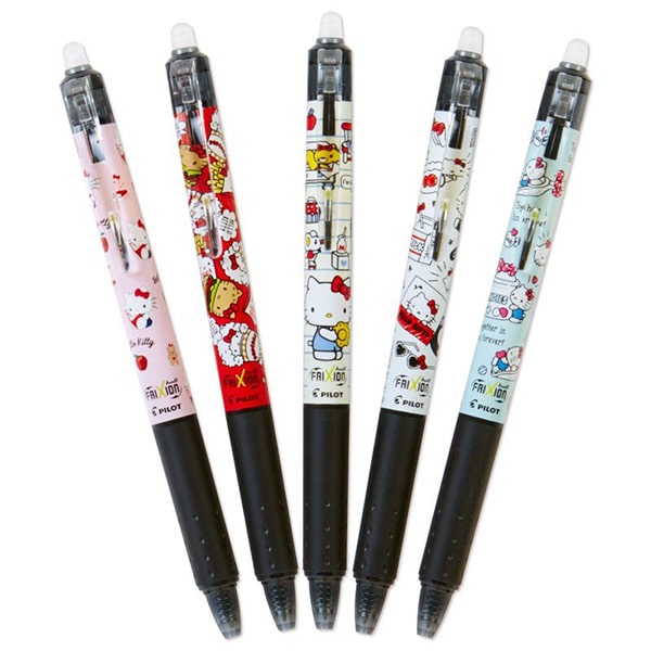 Frixion Pen Set 5 Hello Kitty