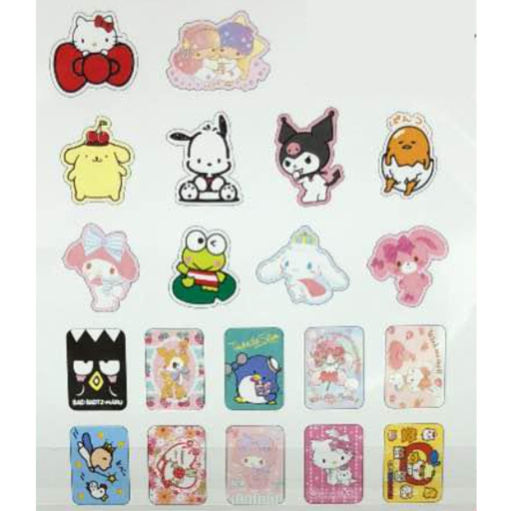 Flake Sticker Seal Pack Sanrio Characters
