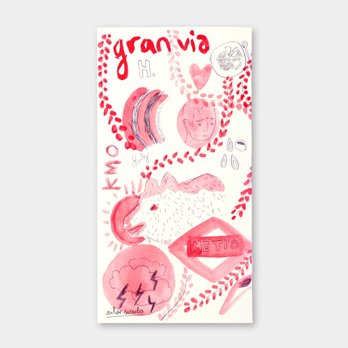 Traveler&#39;s Notebook Regular Size Refill MADRID Aitor Saraiba