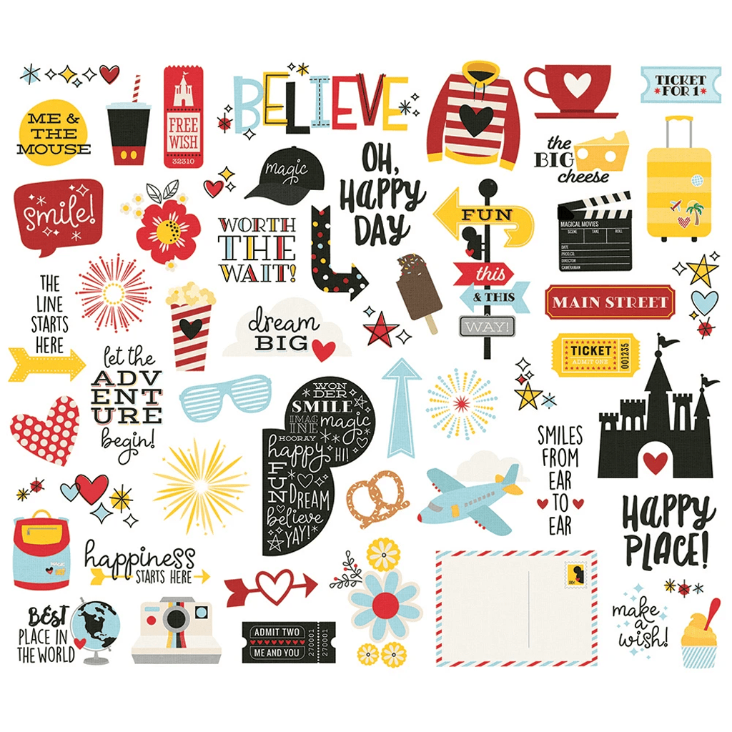 Simple Stories Say Cheese 4 Bits & Pieces Ephemera