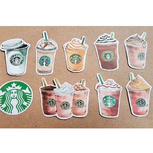 Kamio Japan Starbucks Flake Sticker - tokopie