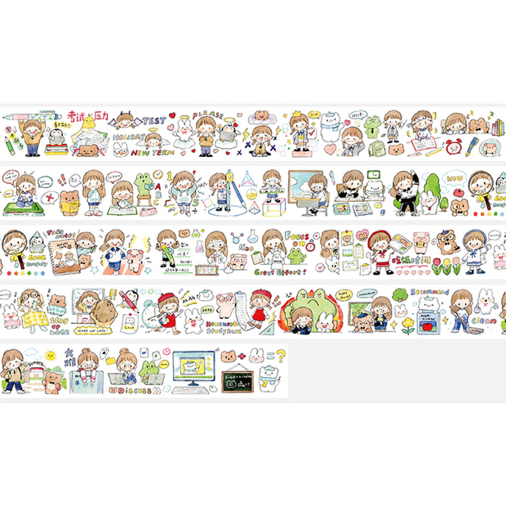 Molinta School Life Washi Sampler