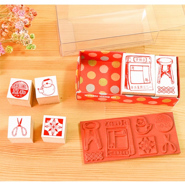 MICIA Scribble Stamp Set - Old Memory