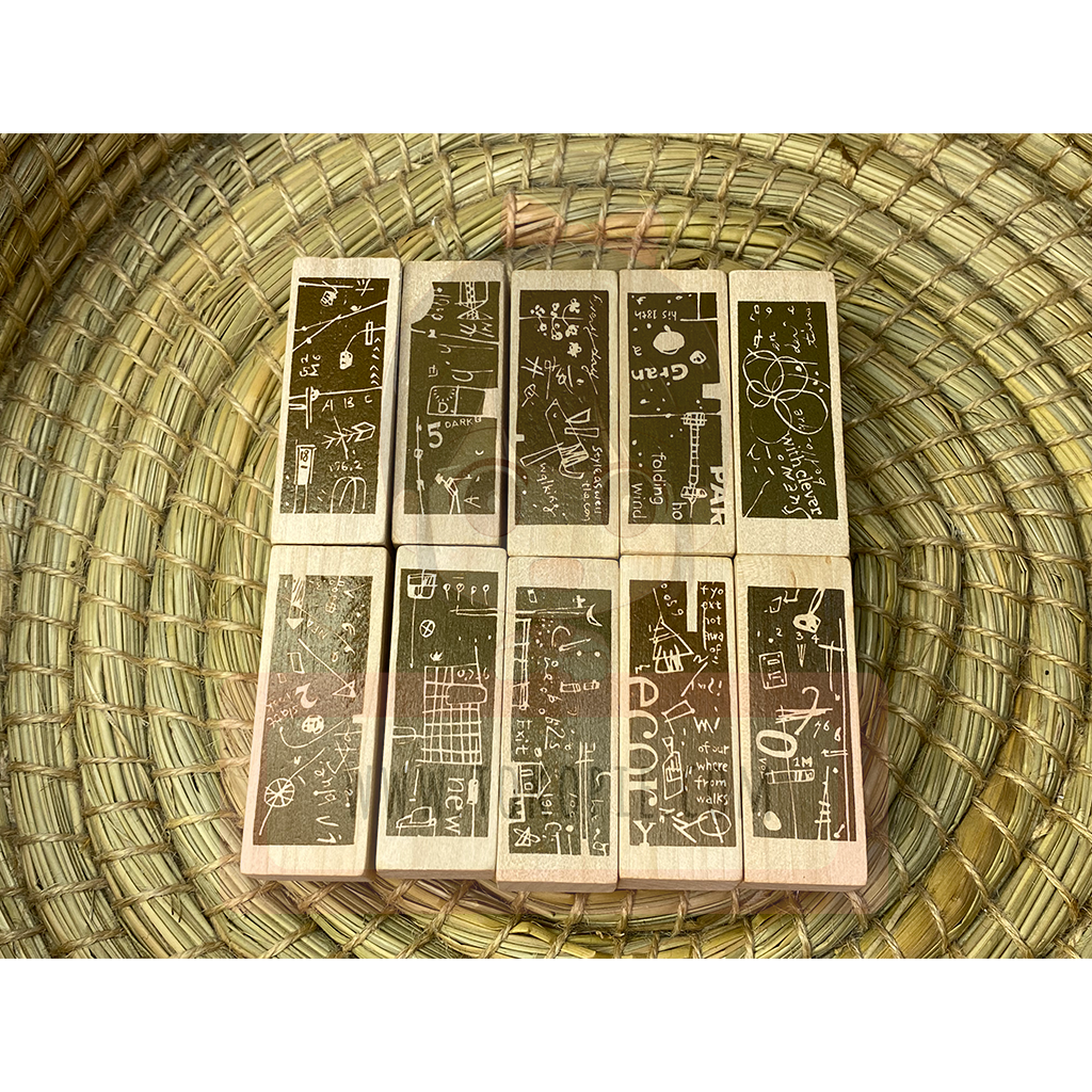 Chamil Garden Limited Edition Rubber Stamp Set Secret