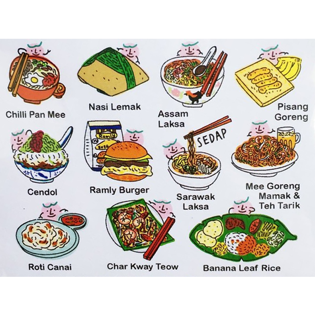 Say What? Malaysia&#39;s Sedap Food Stickers