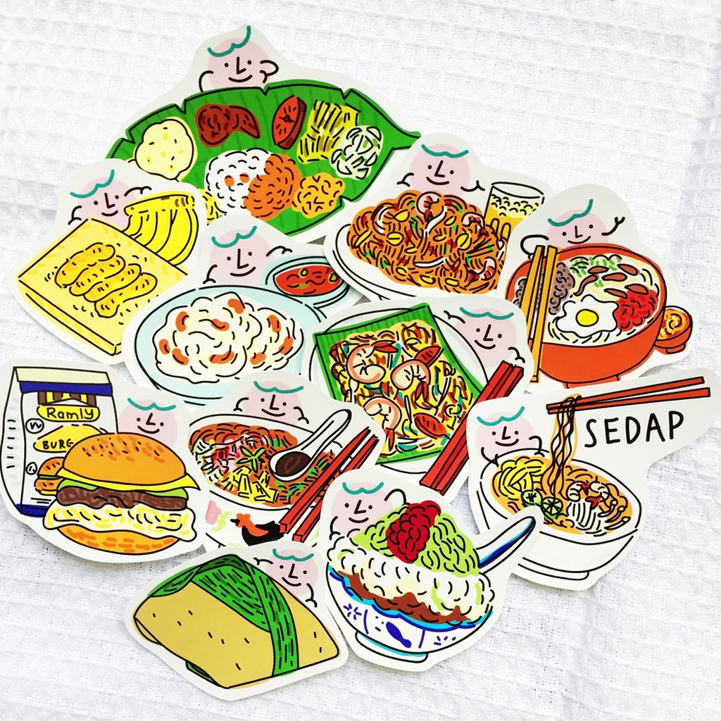 Say What? Malaysia&#39;s Sedap Food Stickers