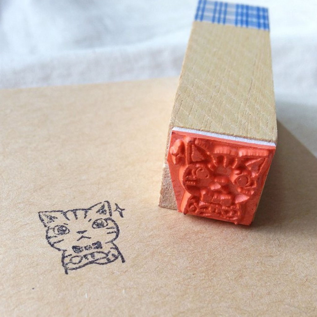 Tuzhuilixiaoyi Rubber Stamp - Serious Cat