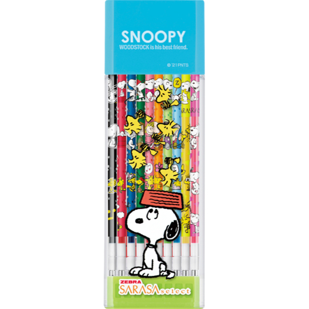 Sarasa Select NJK Replacement Core Refill Snoopy Set Blue