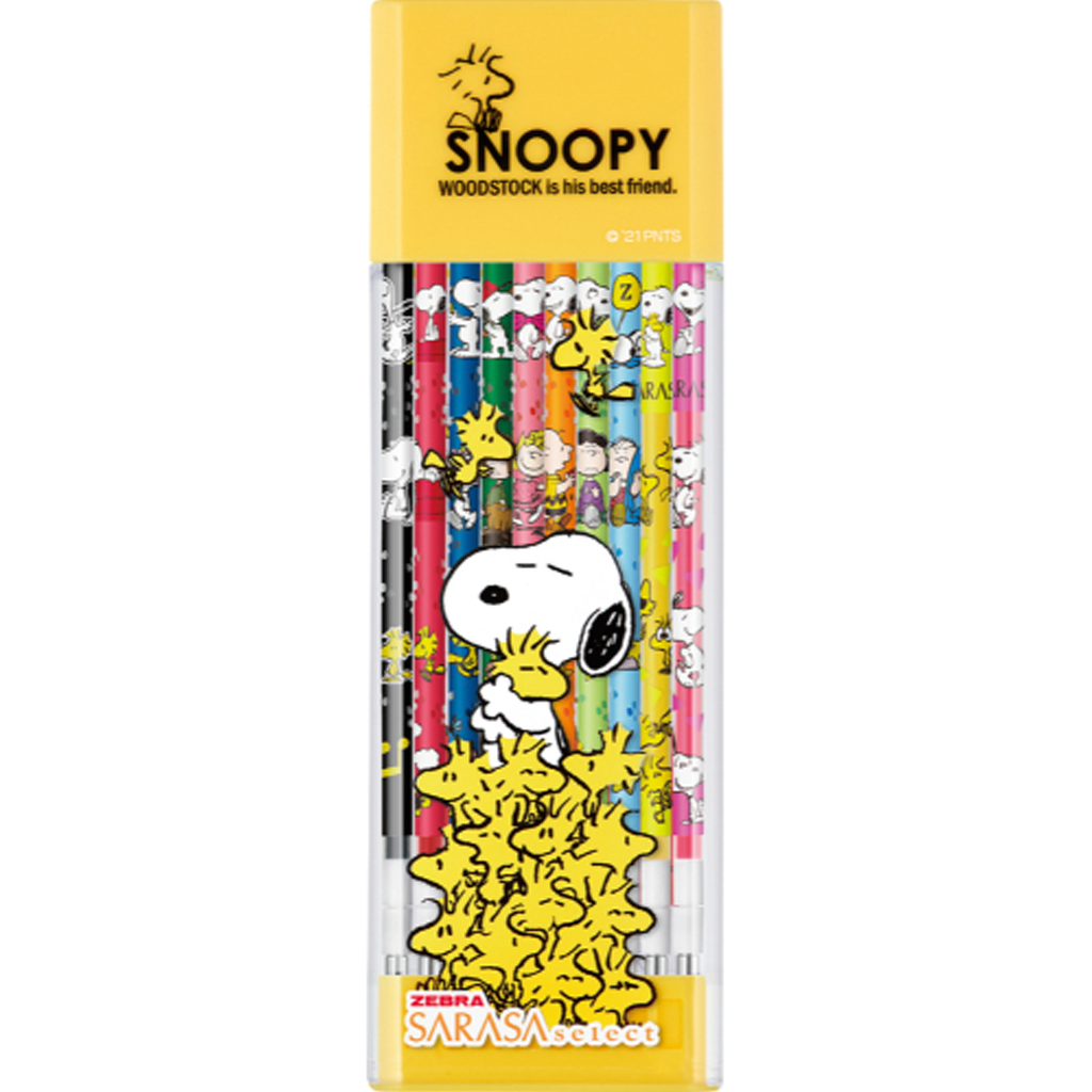 Sarasa Select NJK Replacement Core Refill Snoopy Set Yellow