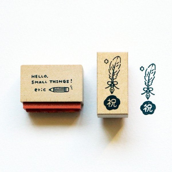 1 Set Wooden Rubber Stamps Stationery Symbol Stamp Mini Stamps