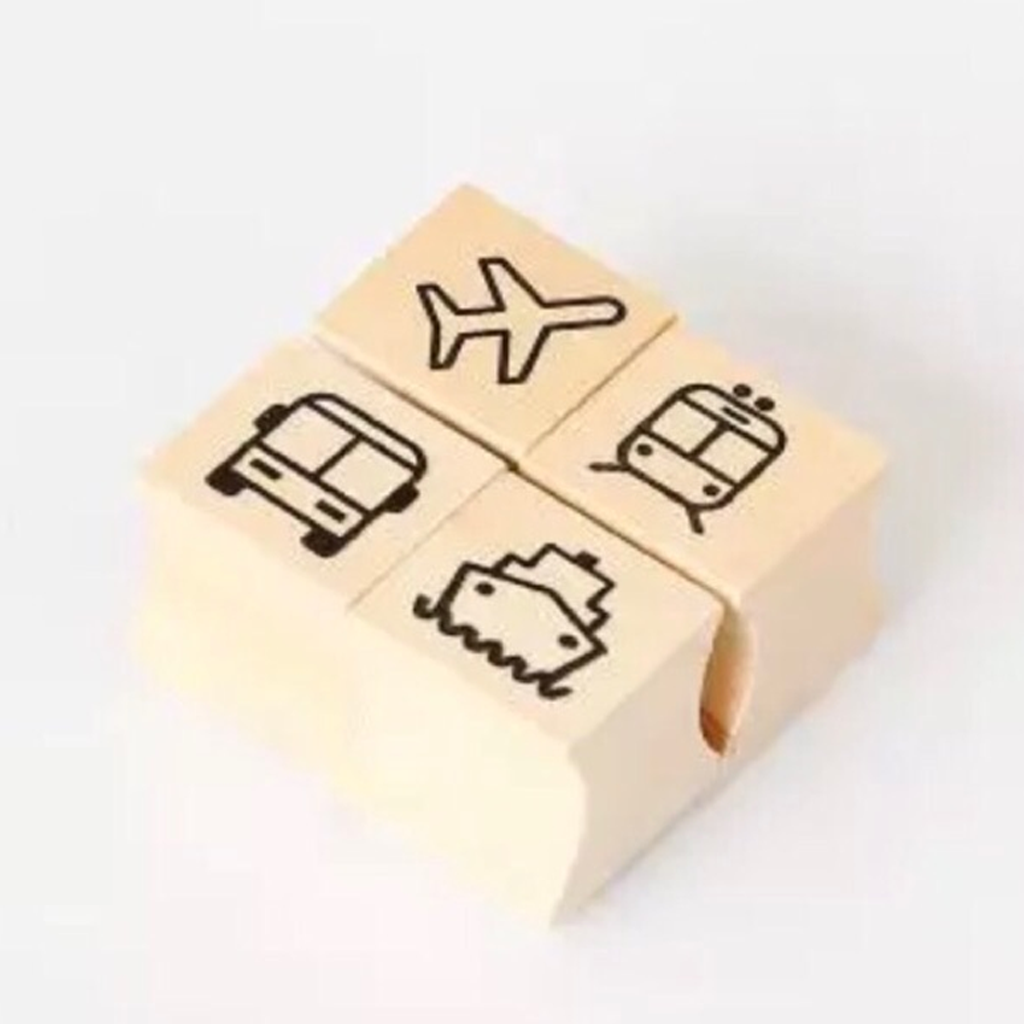 Cardlover Lover Of Letters Wooden Stamp Travel Postage Stamps