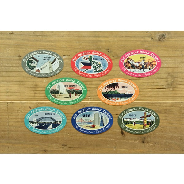Traveler&#39;s Factory Sticker Set Pan Am 01