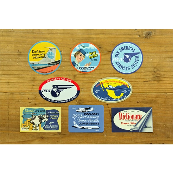 Traveler&#39;s Factory Sticker Set Pan Am 02
