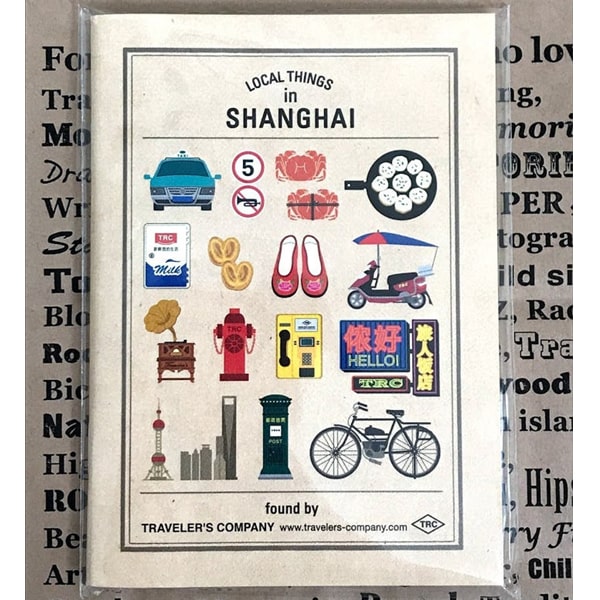 Traveler&#39;s Notebook Local Things In Shanghai Passport Size Refill
