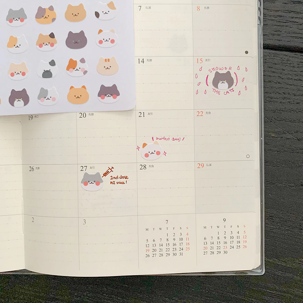 Florence Momo Sticker Sheet - A Sheet Of Meow