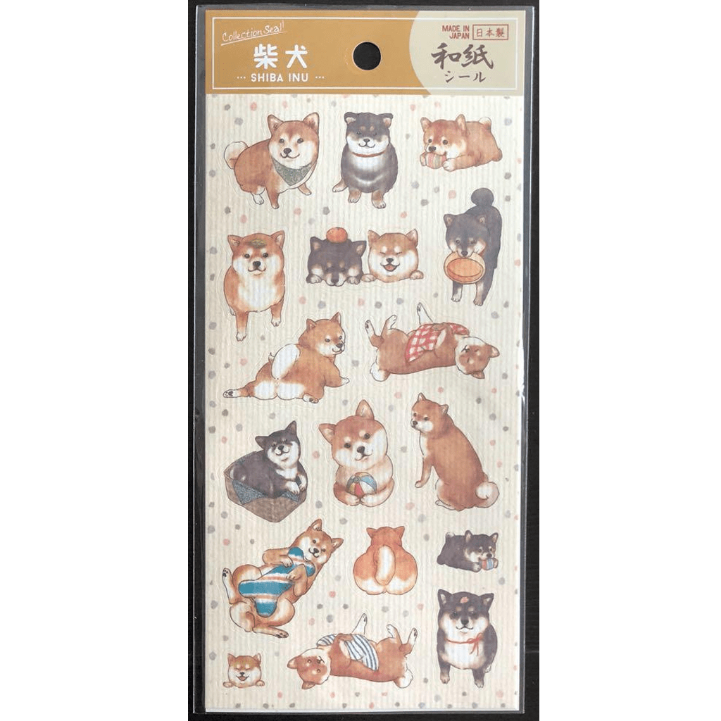 Shiba Inu Collection Seal Sticker 2